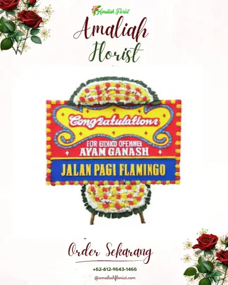 Sewa Papan Bunga Poris Jaya